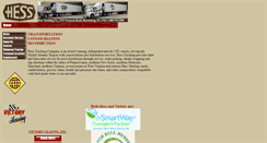 Desktop Screenshot of hesstrucking.com