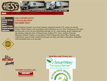 Tablet Screenshot of hesstrucking.com